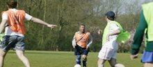 Voetballers in het Amsterdamse Bos Voetballers in het Amsterdamse Bos