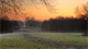 Foto van zonsondergangs bij de Heuvel in het Amsterdamse Bos